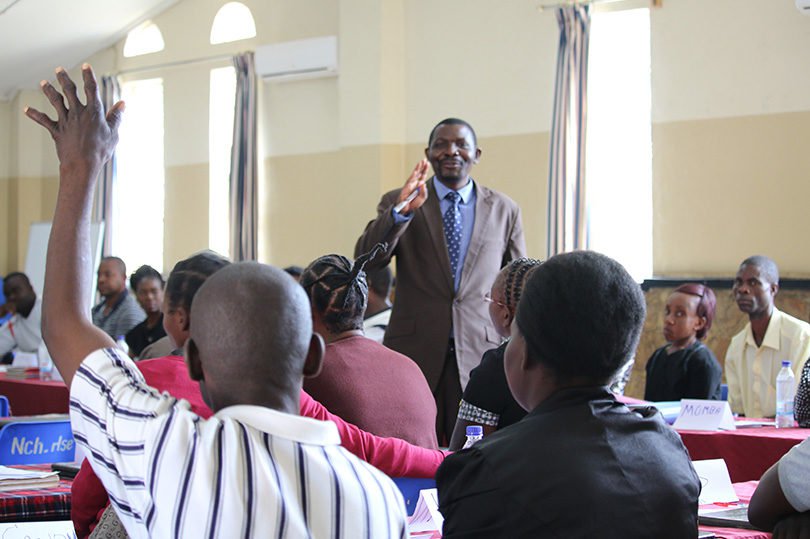 VNM health workers in classroom