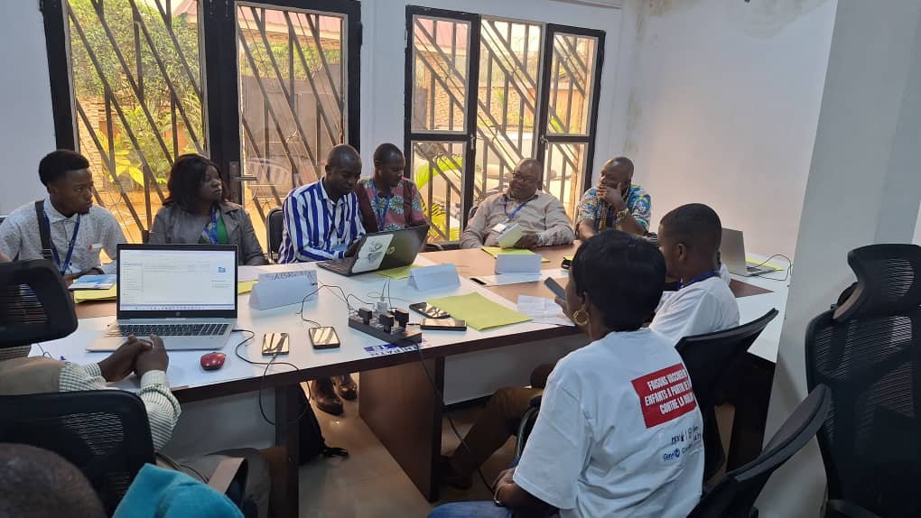PATH and the DRC Ministry of Health held a co-creation workshop in Mbanza Ndungu, Kongo Central, with non-traditional partners from four health zones of the EPI branch. Credit: PATH.