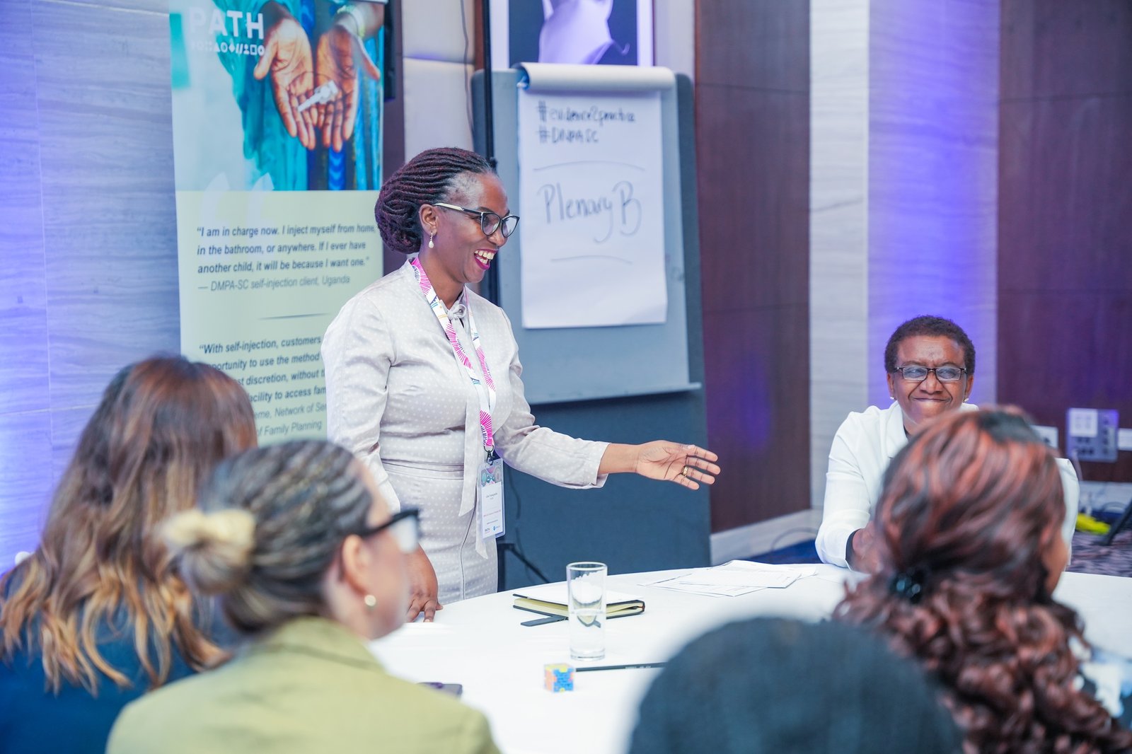 Program Manager Allen Namagembe from PATH’s Uganda office at the Evidence2Practice workshop in Addis Ababa, Ethiopia. Photo: PATH