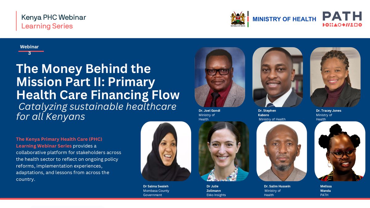 From Policy to Action – Accelerating Implementation of PHC Reforms in Kenya