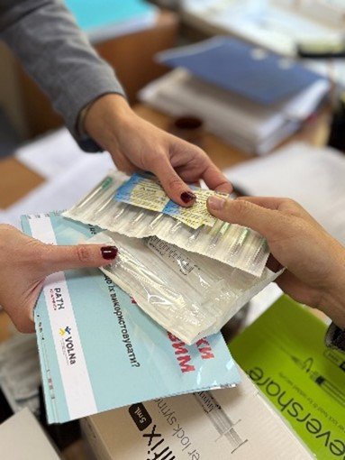 HepC3P peer worker providing Ukraine