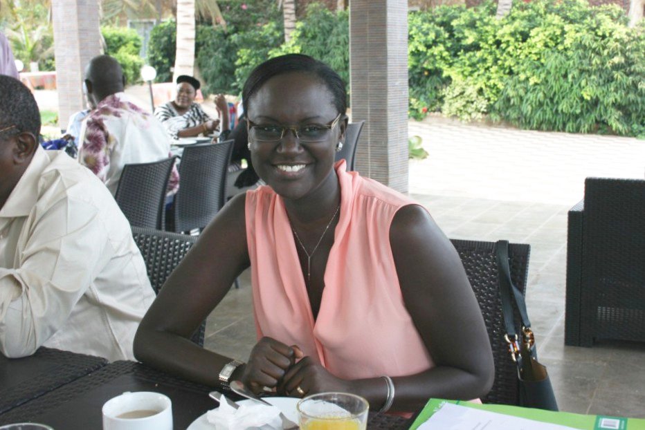 Smiling young woman