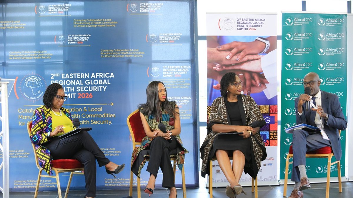 PATH Kenya Country Director, during one of the panel sessions at the Eastern Africa Regional Global Health Security Summit (EARGHSS) 2026 in Nairobi Kenya. Photo: EARGHSS