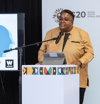 SA Minister Lesike at the CARE MH Launch