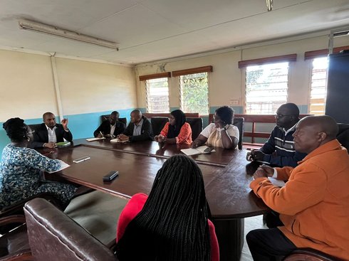 PATH joins Makueni County multidisciplinary teams for the primary care network functionality measurement tool pilot on May 29, 2025. Ministry of Health Kenya / Anita Achieng.